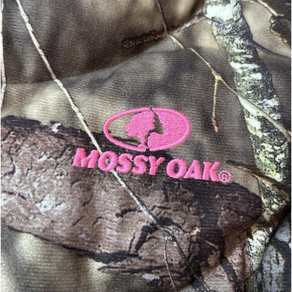 Mossy Oak Large (38-40) Ladies Camo Winter Coat Removable Fur - Picture 7 of 15